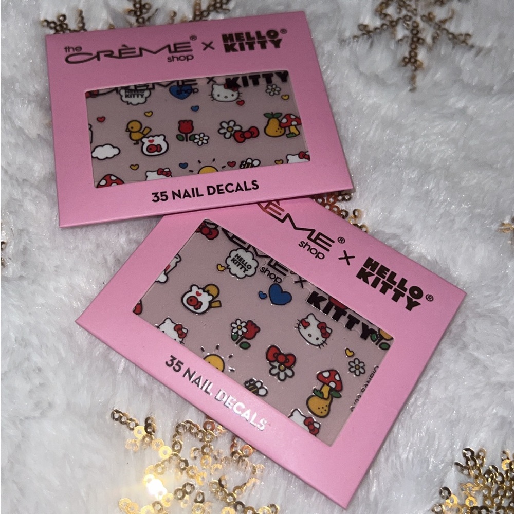 Hello Kitty Theme Nail Decals